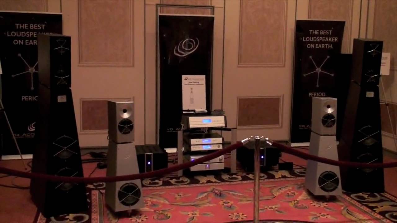 AudiogoN @ CES 2009: YG Acoustics: Best Loudspeaker on Earth? This high end audio company proves it.