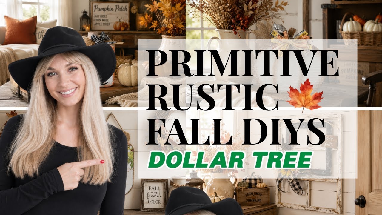 🍁Relaxing Fall Crafting Using Dollar Tree Supplies! Dollar Tree FALL DIYS
