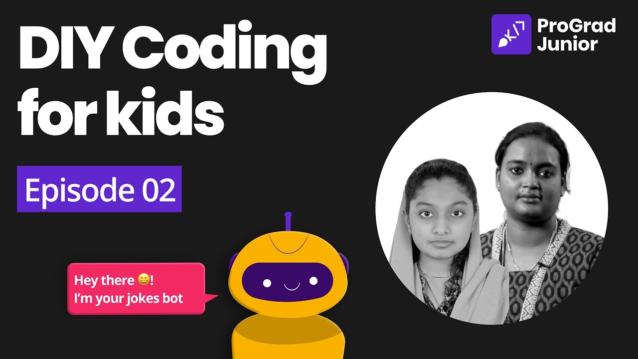 Coding for Kids | Building A Jokes Bot | DIY Coding for Kids with ProGrad Junior