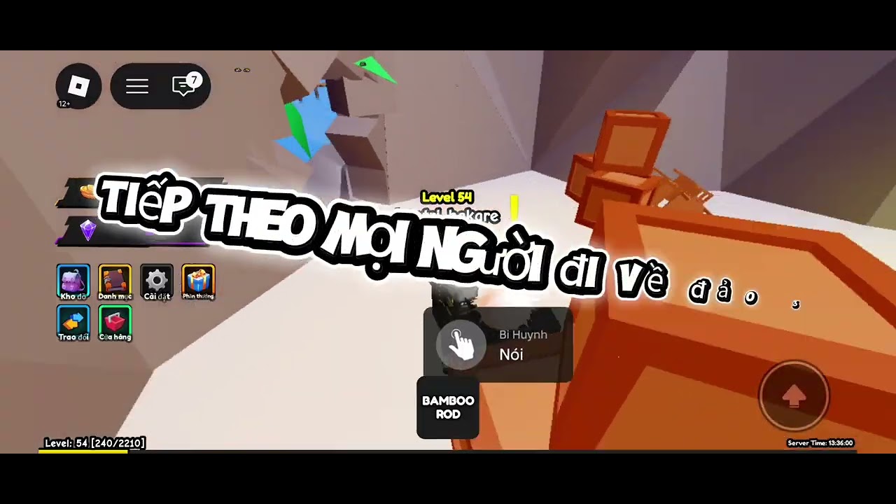 Hướng dẫn cách lấy cần câu tre trong game||câu cá titan 