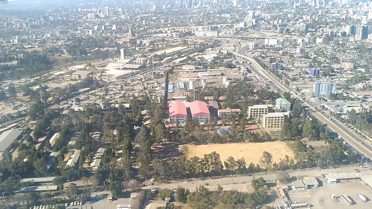 Aerial View of Addis Ababa - January 2019