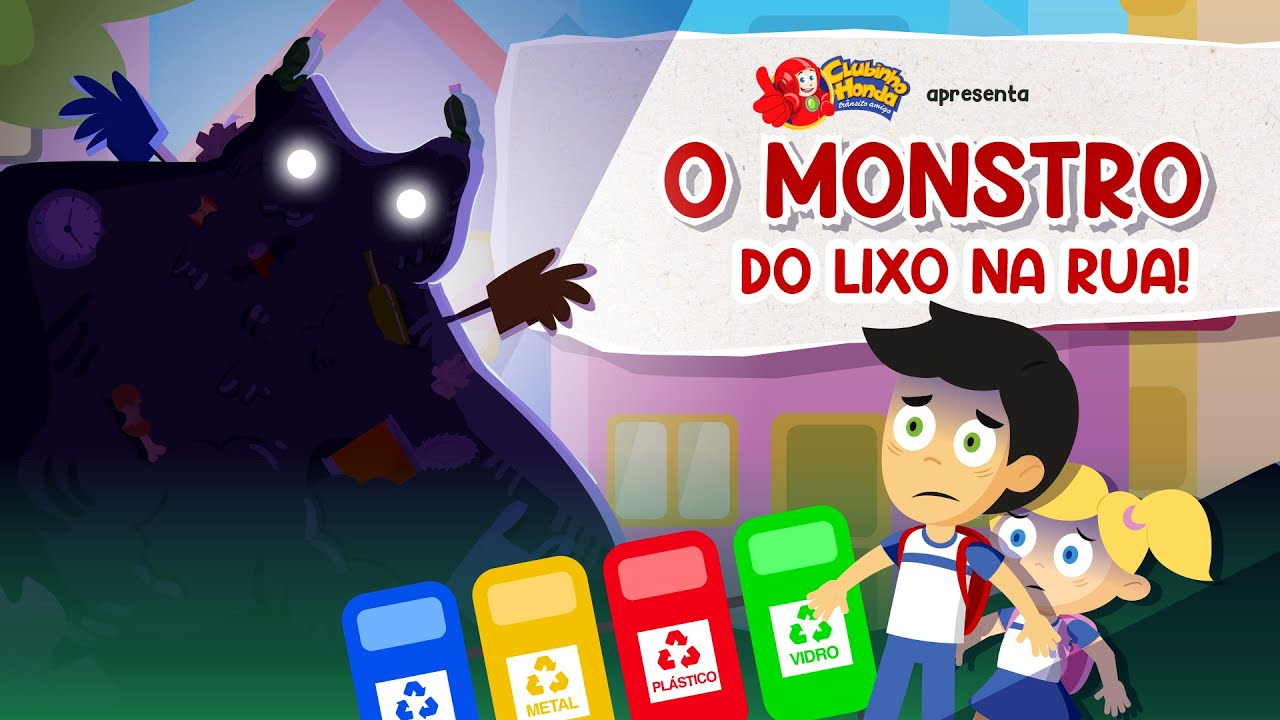 Clubinho Honda: Aventuras no trânsito | Episódio #14 – O Monstro do Lixo na Rua!