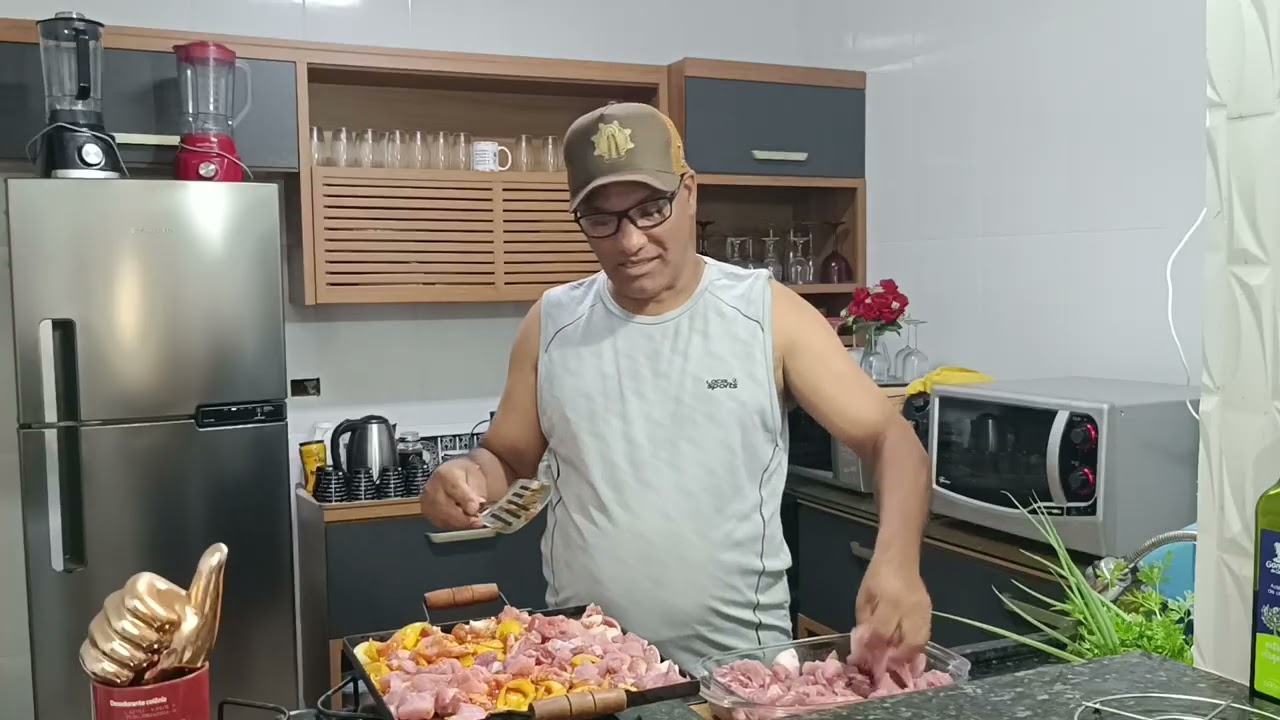 Petisco de pernil de porco, uma delícia.