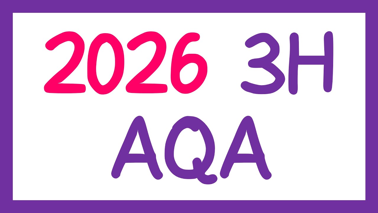 GCSE MATHS 2026 AQA 3H PRACTICE PAPER