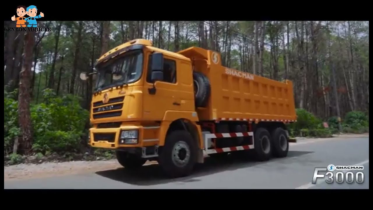 CHINA GENRON//SHACMAN F3000 REAR DUMP TIPPER TRUCK CAMION BENNE//PARTICIPATED IN MANY LARGE PROJECTS