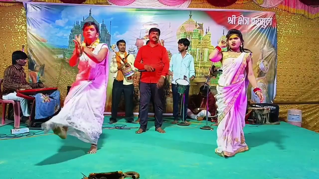 🙏पप्पू शोळशे यानी गायल देवीच गीत माझ्या कर्माची सजा हाय नक्की बघा मंदाबाई सोनवणे जागरण  पार्टी 🙏