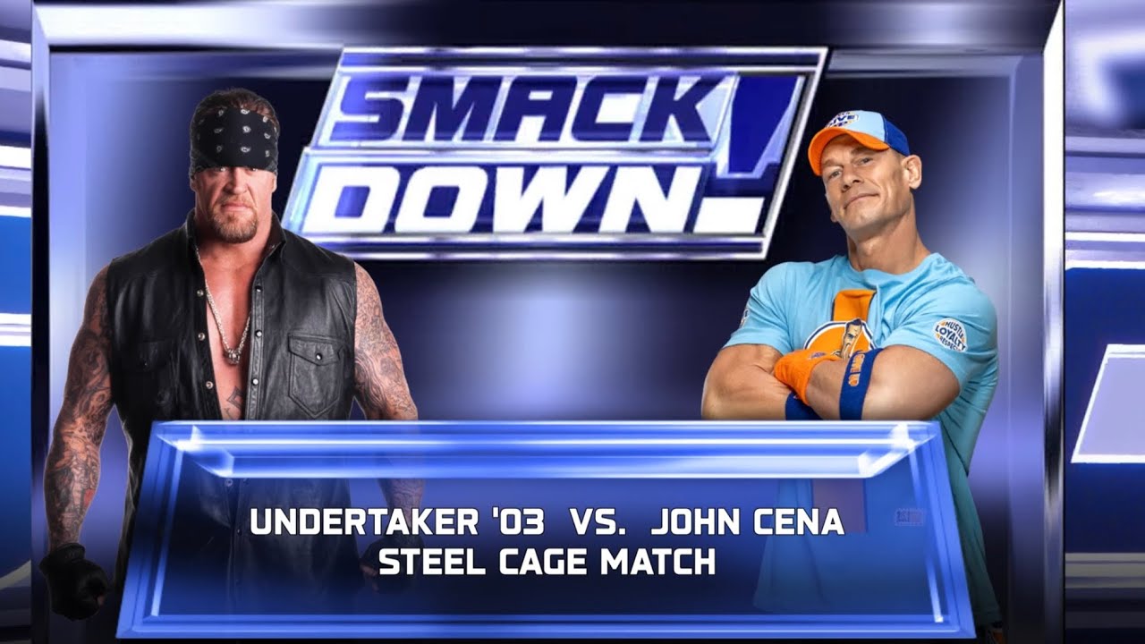 WWE2K - UNDERTAKER VS JOHN CENA | STEEL CAGE MATCH