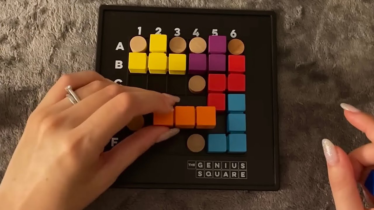 ASMR - Let’s do another Wooden Puzzle - Clicky Whispers