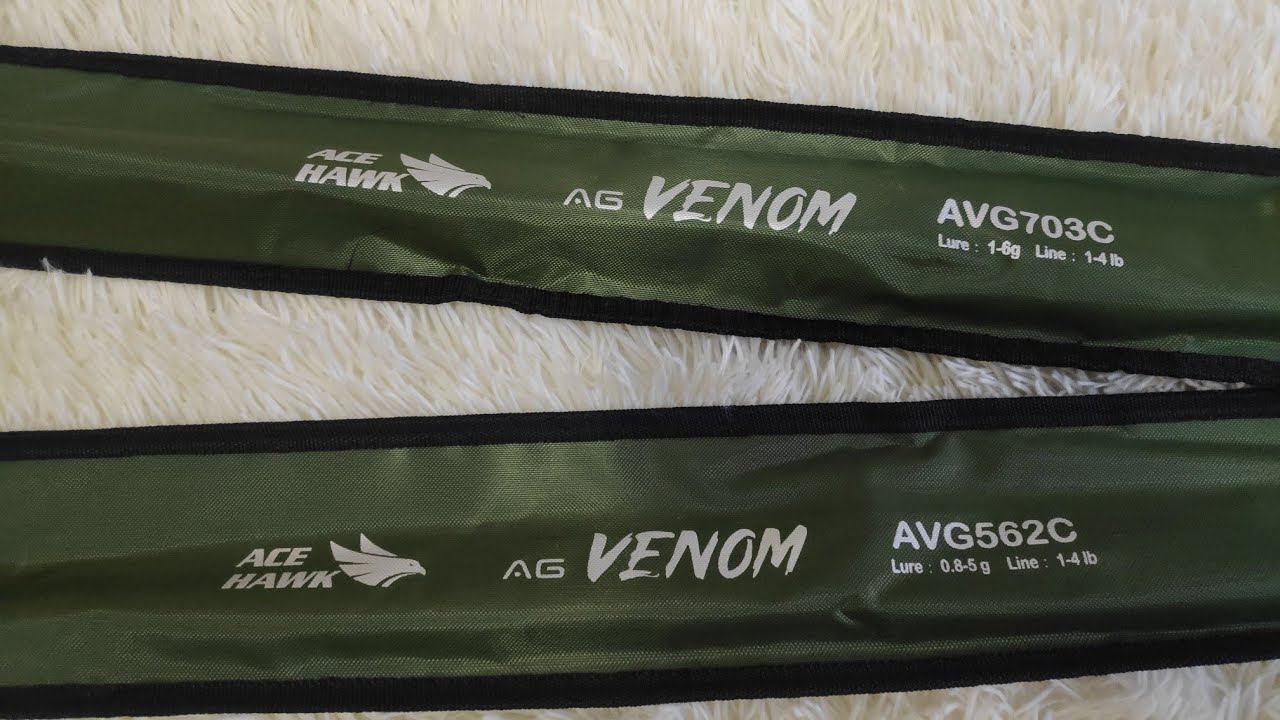 ACE HAWK Venom AVG562C и AVG703C. Две капли яда в  ультралайте. Распаковка с АлиЭкспресс.