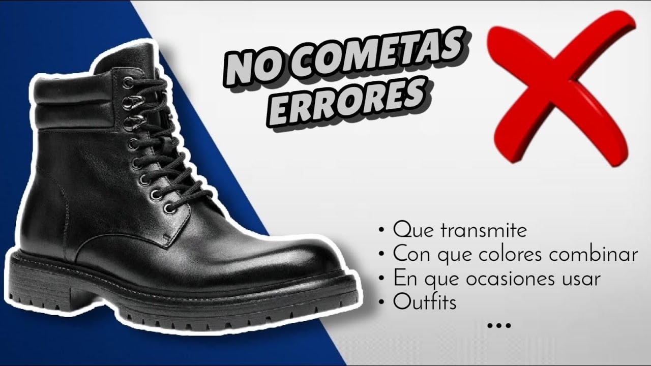 Distintos tipos de BOTAS NEGRAS ▷ Como combinar y usarlas (+ muchos OUTFITS para hombre)