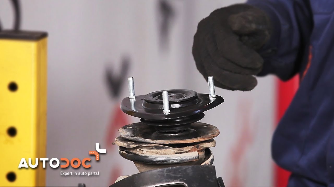 Cambio supporto ammortizzatore TOYOTA YARIS XP10 TUTORIAL | AUTODOC