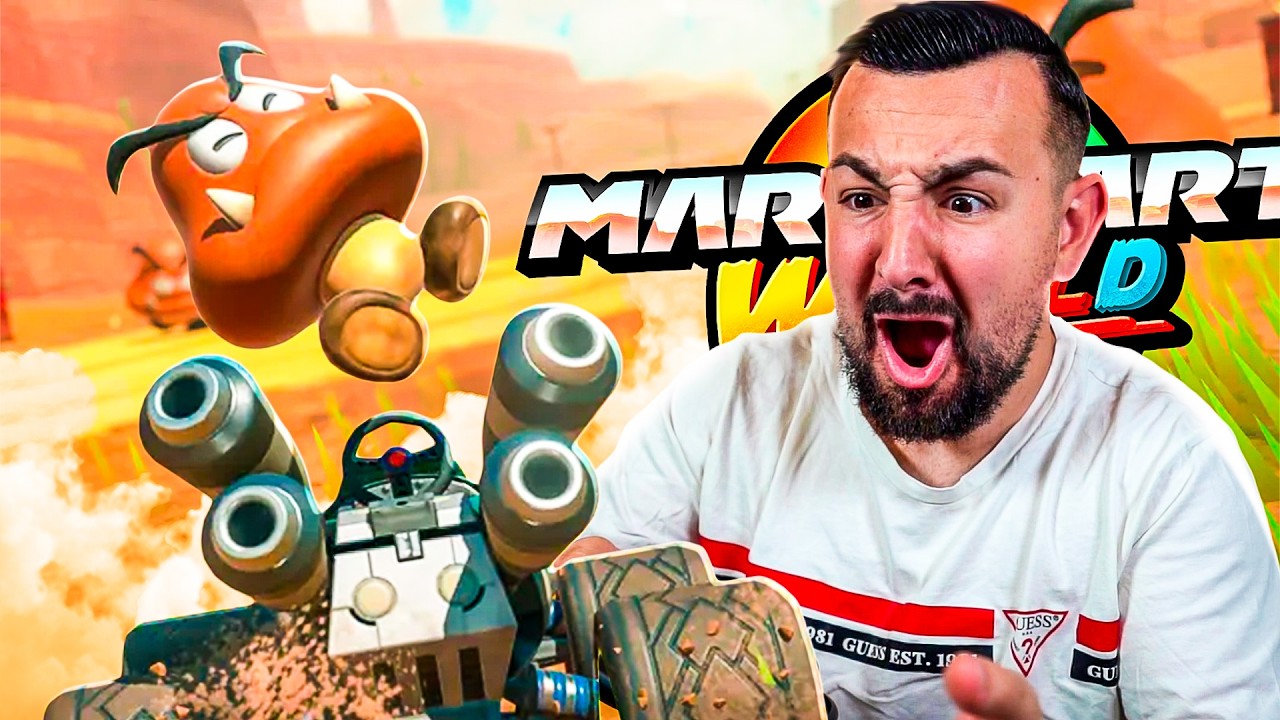 MI PRIMERA PARTIDA ONLINE de MARIO KART WORLD fue SALVAJE