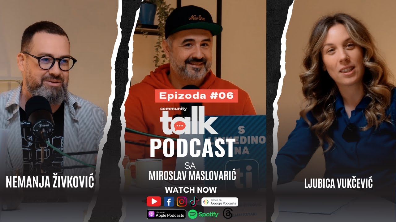 LinkedIn nije samo mreža &ndash; to je zajednica | Nemanja Živković | Community Talk EP6