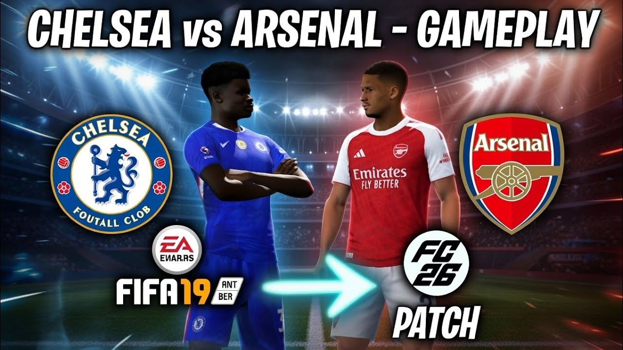 FIFA 19 Patch to FC 26 – Chelsea vs Arsenal| Intense Match Gameplay!