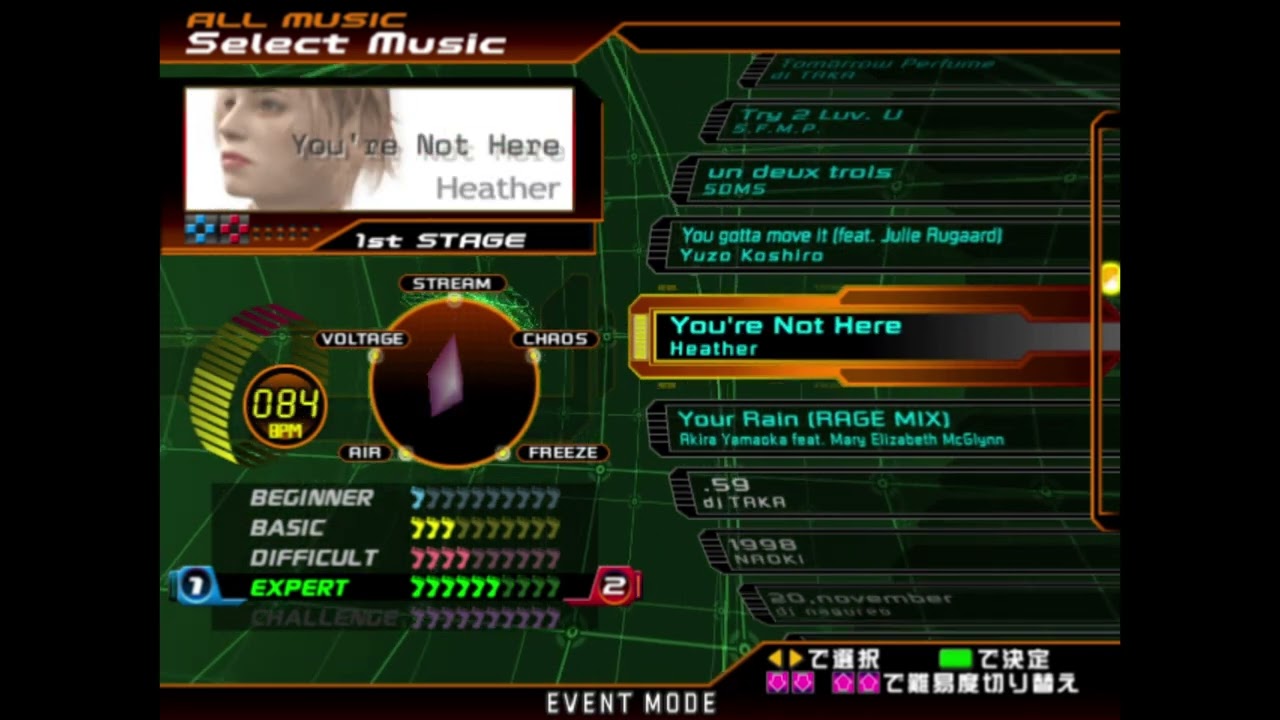 Dance Dance Revolution SuperNOVA (AC) Song List
