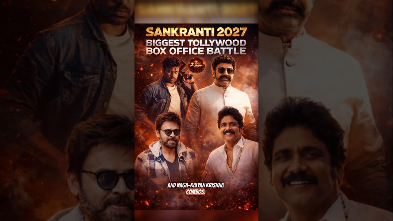 Sankranthi 2027 would be the Biggest Tollywood Boxoffice Battle ever 🔥✌️💥💯