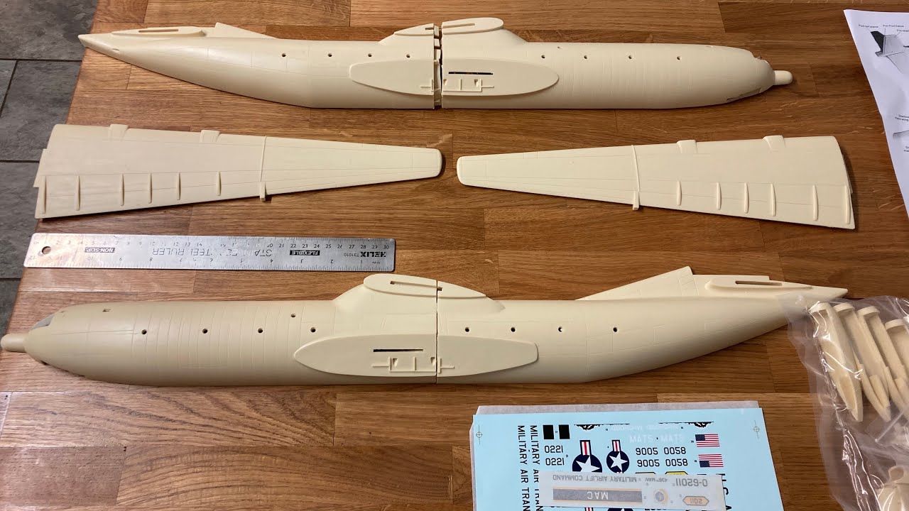 1/72 C-133 Cargomaster Resin Anigrand Model kit.  First Impressions