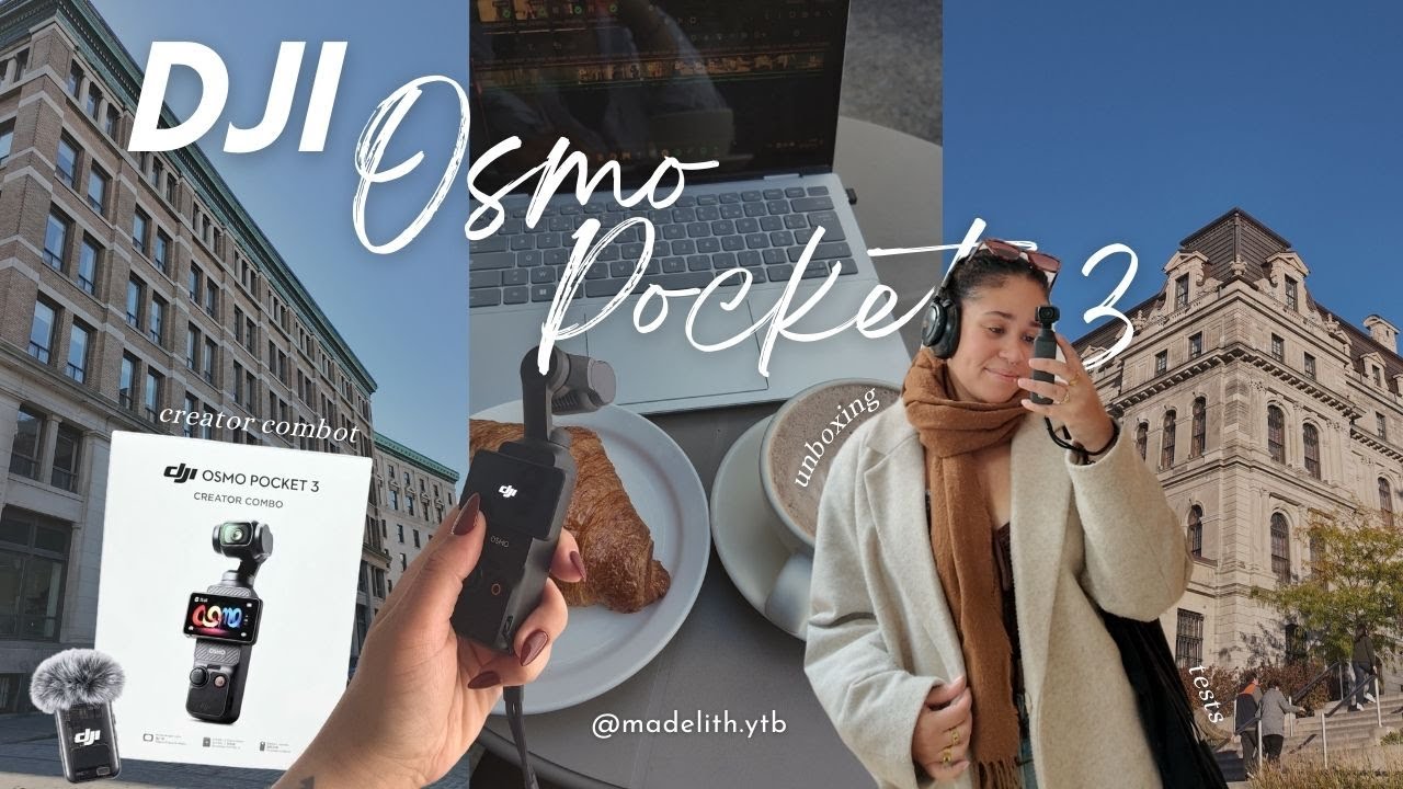 DJI OSMO POCKET 3 (creator combot) 📷 | ma nouvelle caméra vlog (unboxing + tests)