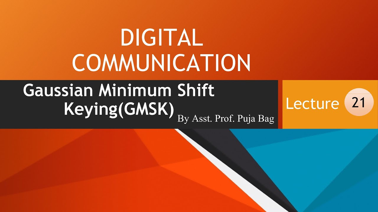 Gaussian Minimum Shift Keying (GMSK)