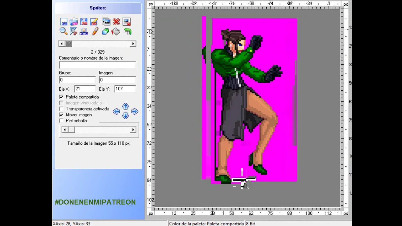 Tutorial Como Hacer un char MUGEN parte 3 Explicando Herramientas de Sprites