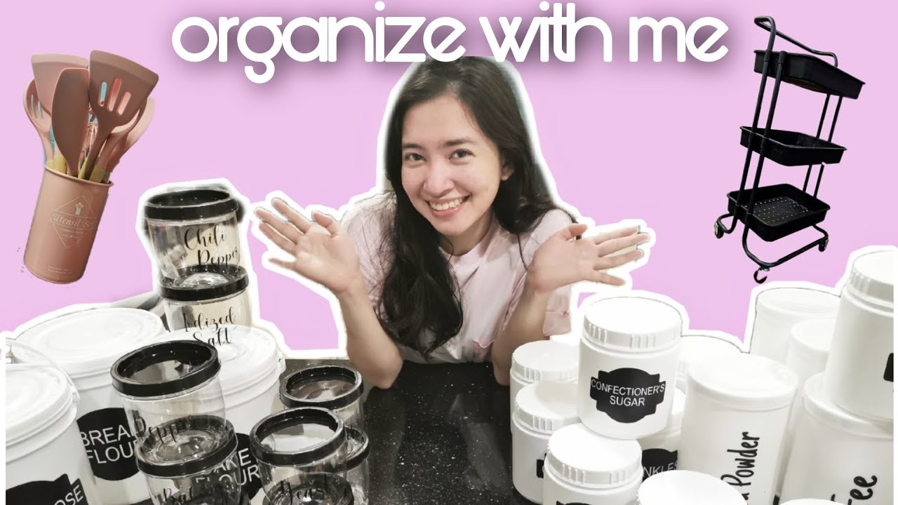 organize with me | organizing my baking supplies + new trolley! | 6.6 shopee baking haul/unboxing