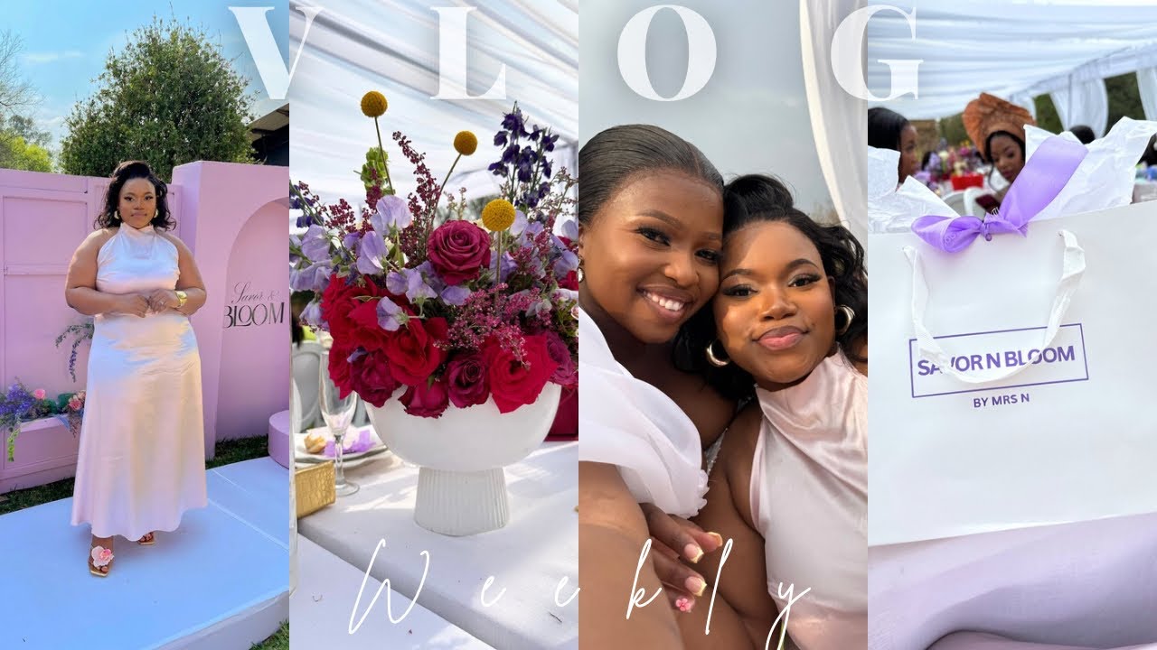 Vlog | Attending Savor N Bloom event🌸 | Nails | Errand run  & More | #southafricanyoutuber 