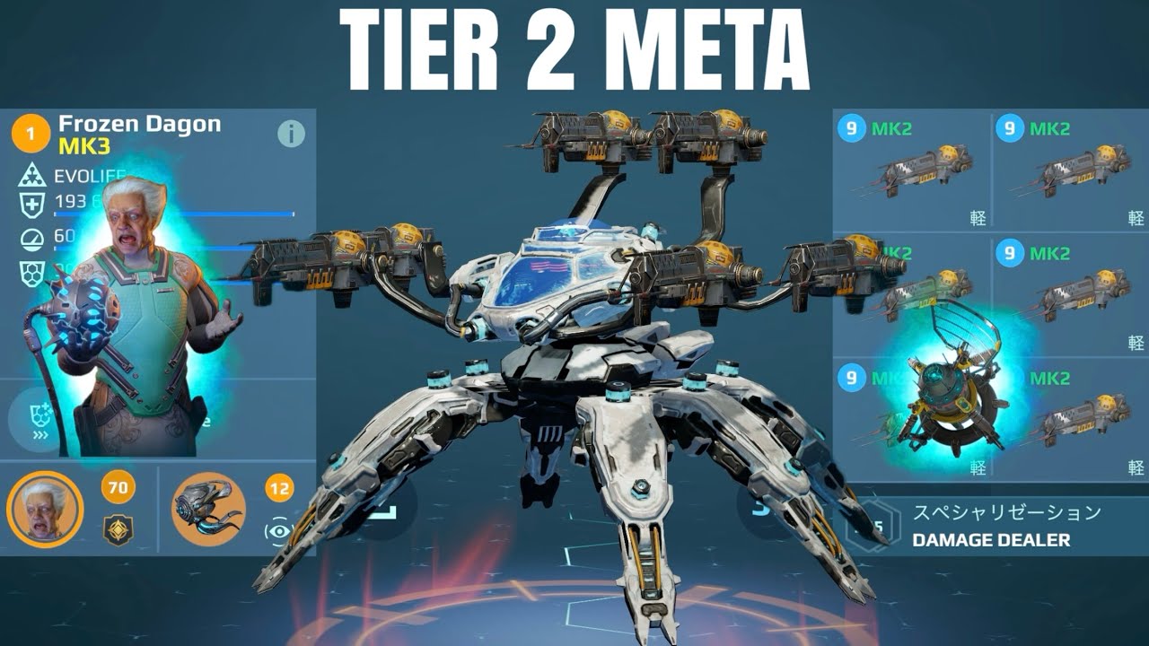 [WR] Best T2 Weapon MAGNUM Dagon w/ Otto | War Robots Gameplay