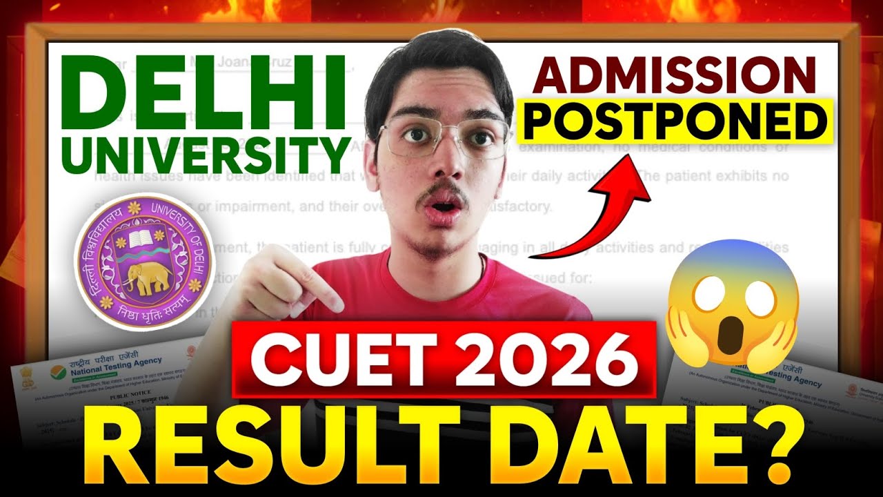 CUET 2026 WRONG Answer Key Update 😱 | Result Date & DU Admission Delay 🚨