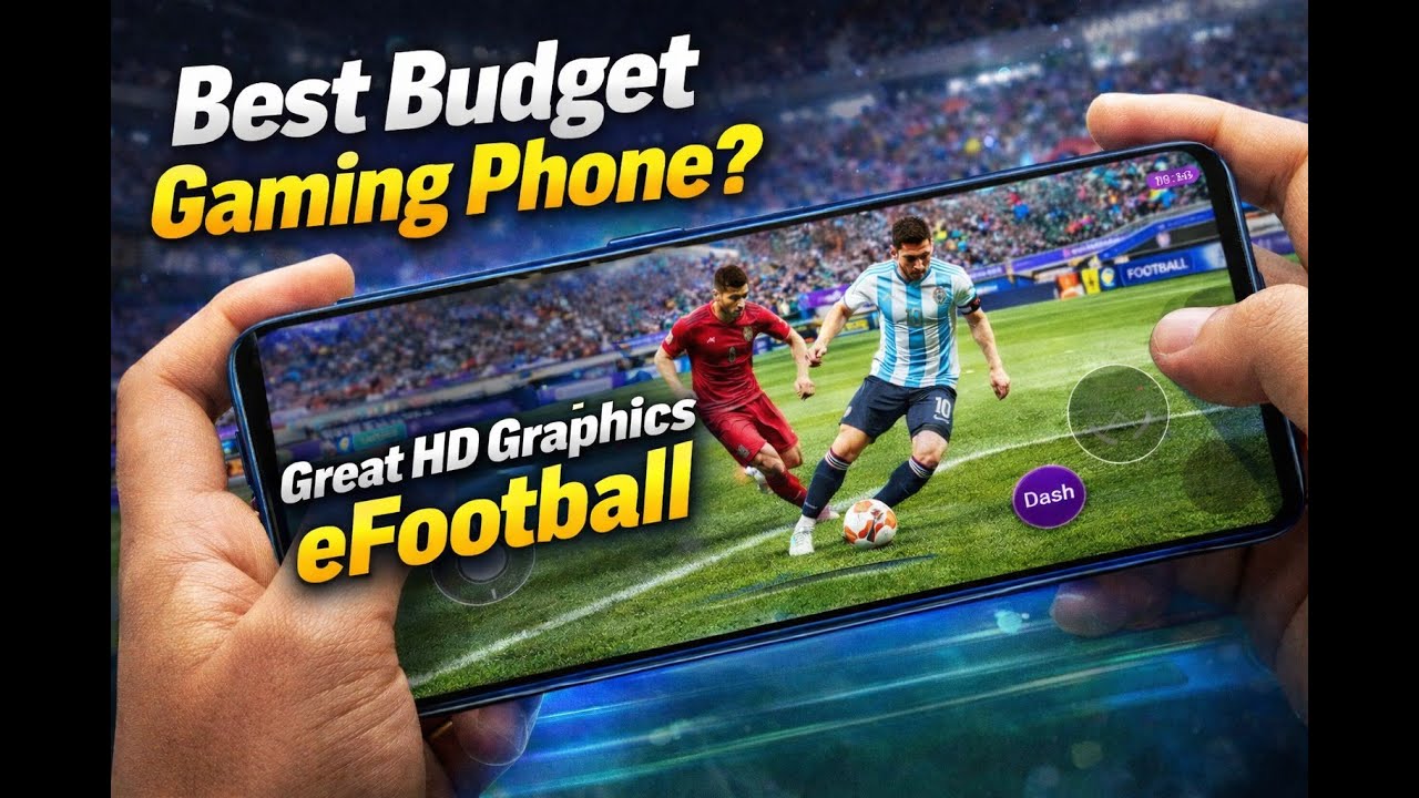 eFootball HD Graphics Gameplay on Budget Android Phone | Best Buget Friendly Gaming Phone