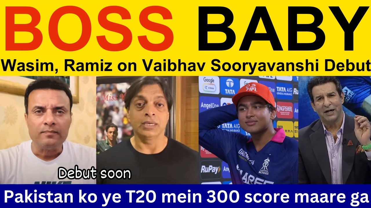 Shoaib Akhtar scared of Vaibhav Sooryavanshi in Indian T20I squad | Pak Media on Vaibhav Suryavanshi