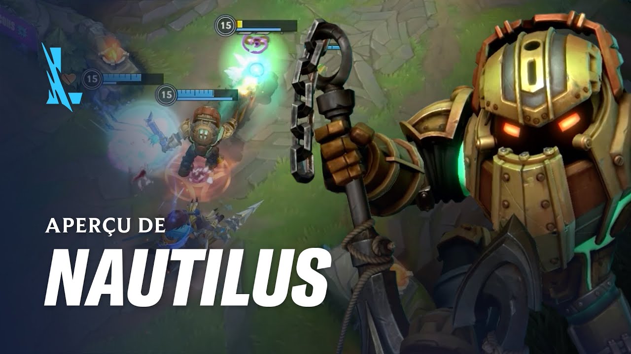 Aper&ccedil;u de Nautilus | Gameplay - League of Legends: Wild Rift