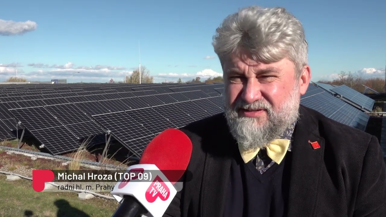 Na vodojemu Kopanina je spuštěna solární elektrárna