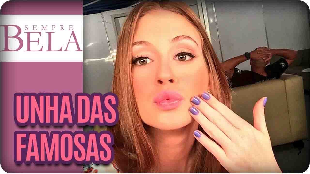 Esmaltes e unhas das celebridades - Sempre Bela (18/03/18)