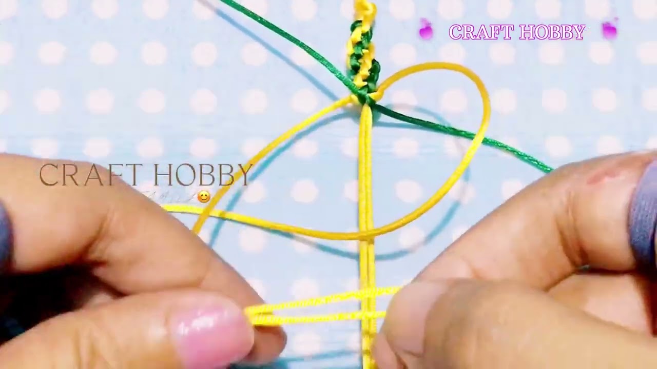 DIY bracelet spiral in 2 colors || How to make bracelet at home || Craft Hobby