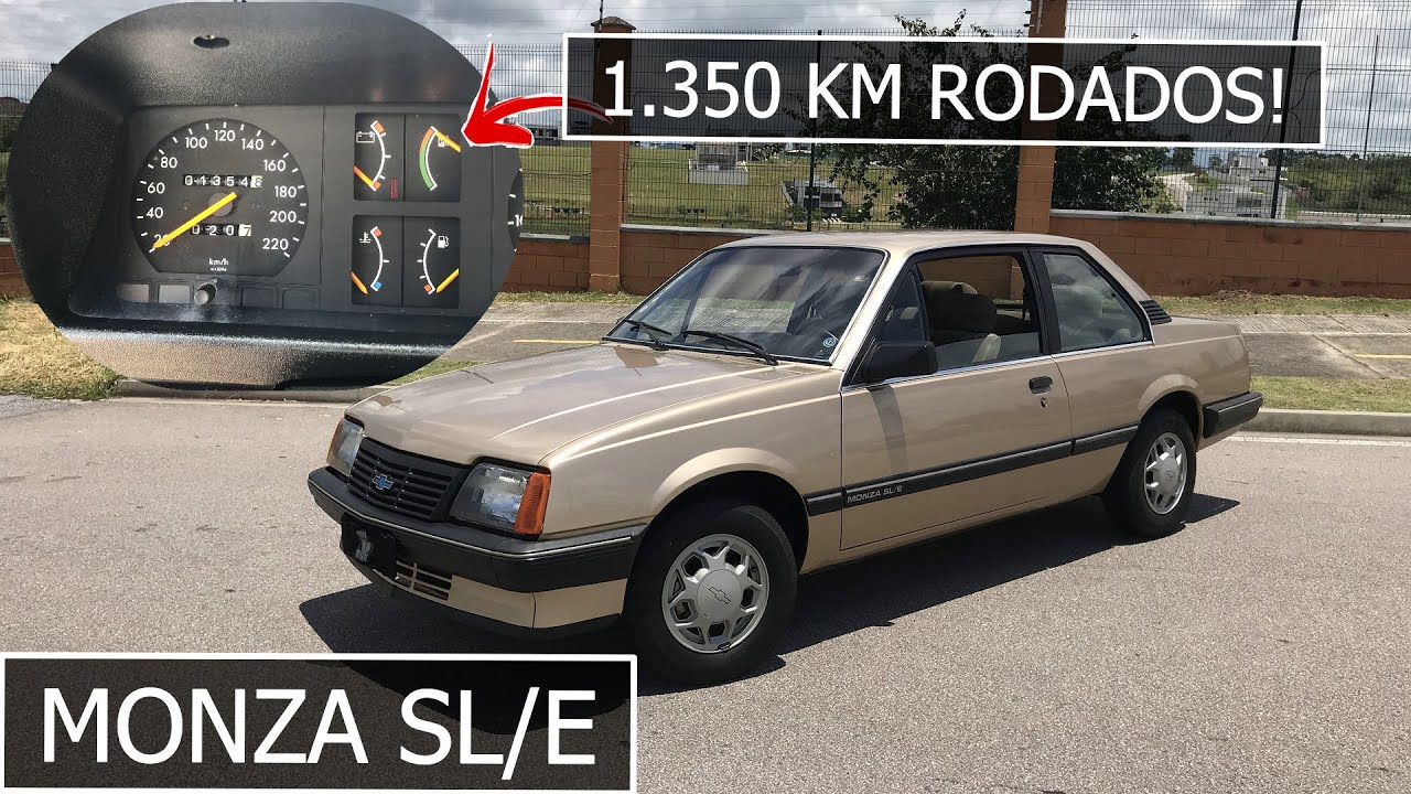MONZA SL/E COM 1.350 KM RODADOS | Garagem do Bellote TV