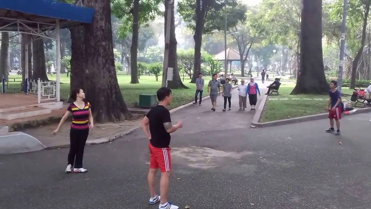 Shuttlecock kicking - Best skills ever