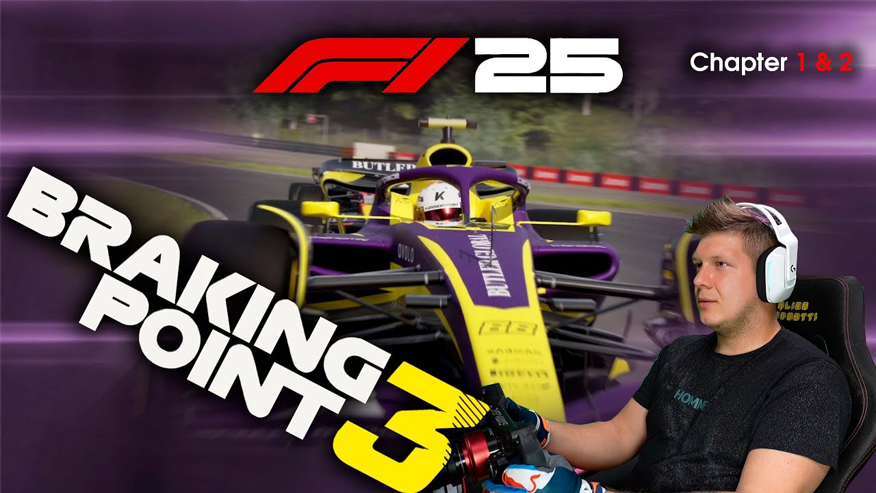 F1 25 BRAKING POINT 3  Часть 1 + 2. Сразу начинается борьба за кубок конструкторов?