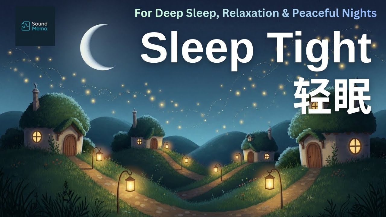 🌙 Sleep Tight (轻眠) | Gentle Piano Music for Deep Sleep, Relaxation & Peaceful Nights 🎹