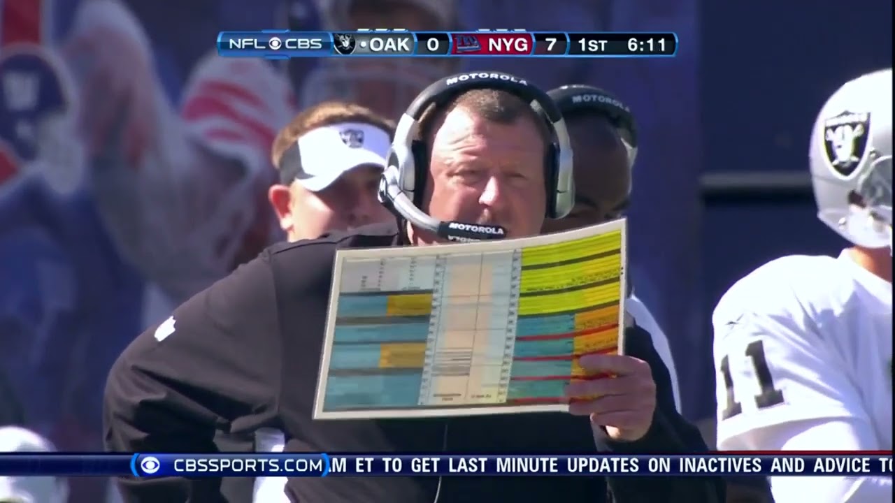Oakland Raiders @ New York Giants - WEEK 5 (10/11/2009)