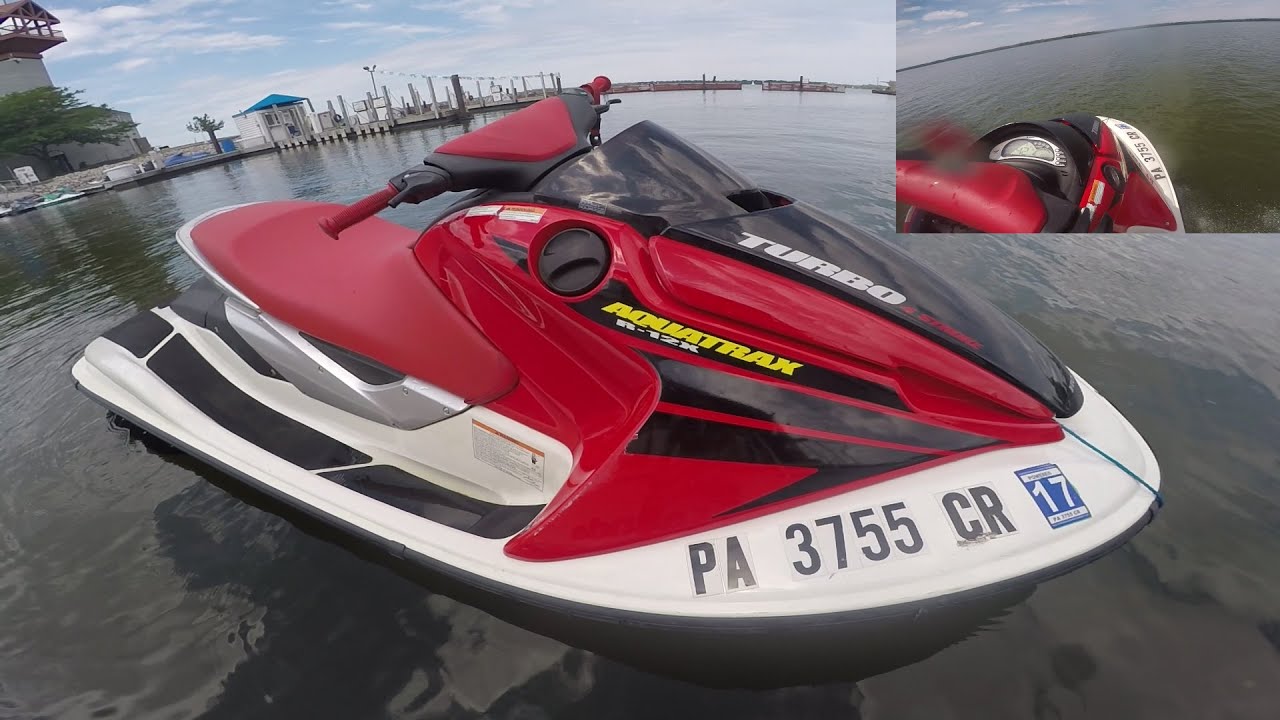 Honda R-12X Turbo Jetski, POV Erie Joyride rip - 165 Horsepower!