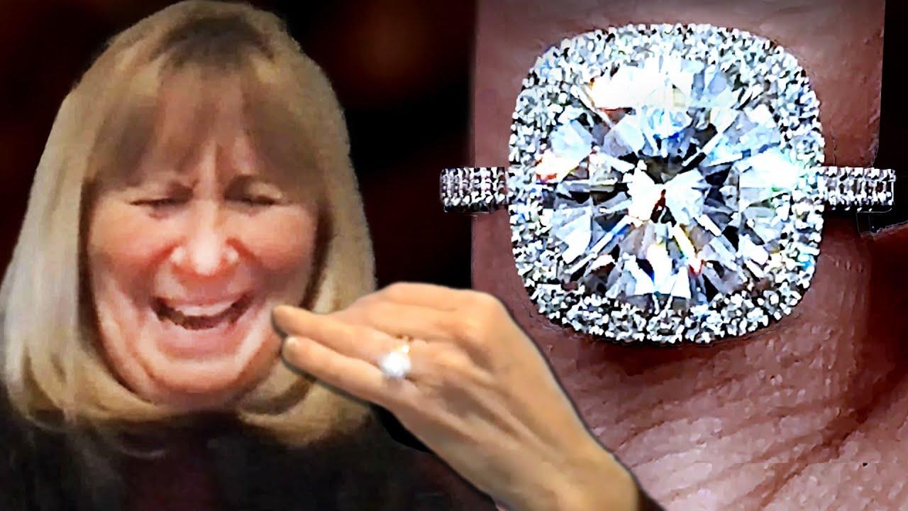 Mesmerized Seeing Her 3 Carat Anniversary Diamond Ring!!!
