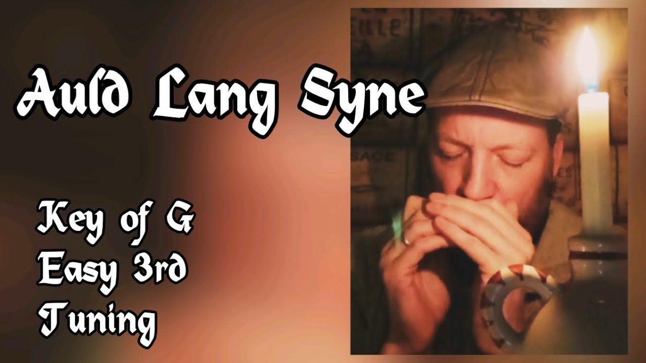 Auld Lang Syne - Easy Third Harmonica (+Tabs) @CharlesHarrisonMusic