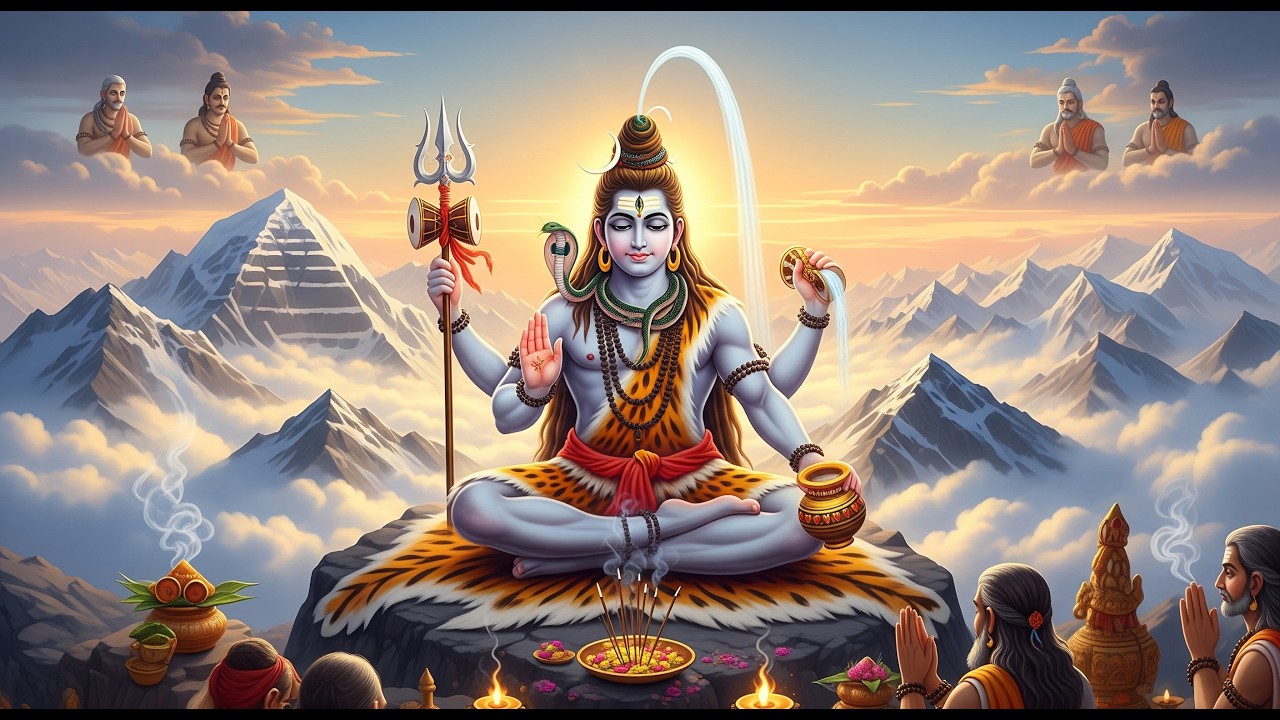 श्री शिव ध्यान श्लोक | कर्पूरगौरं करुणावतारं