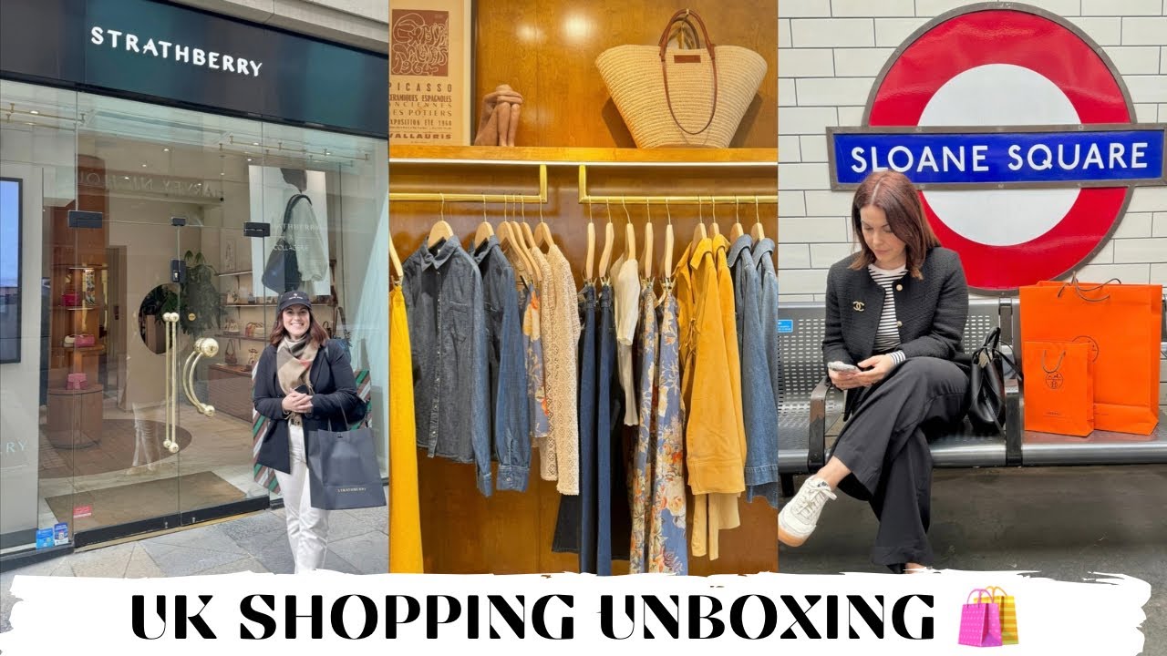 ШОППИНГ ПО ВЕЛИКОБРИТАНИИ 🛍️ пробуем Herbag и тонны приятных глазу продуктов: Strathberry, Hermes...