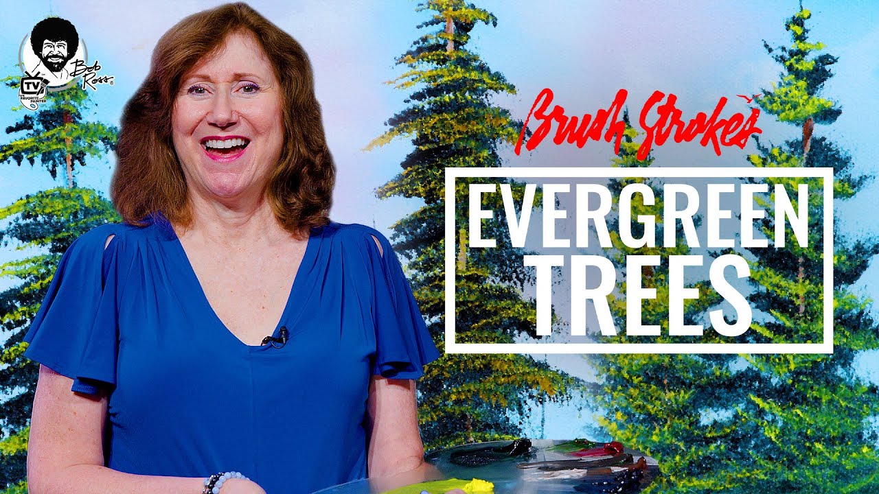 Evergreen Trees with CRI&reg; Carolyn Saletto | Brush Strokes