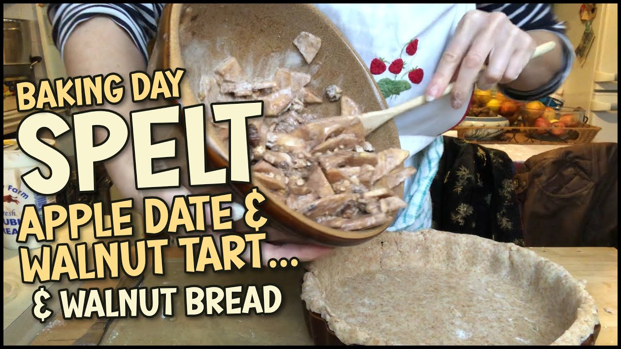Spelt Apple, Date & Walnut Pie & Walnut Spelt Soda Bread - Baking Day