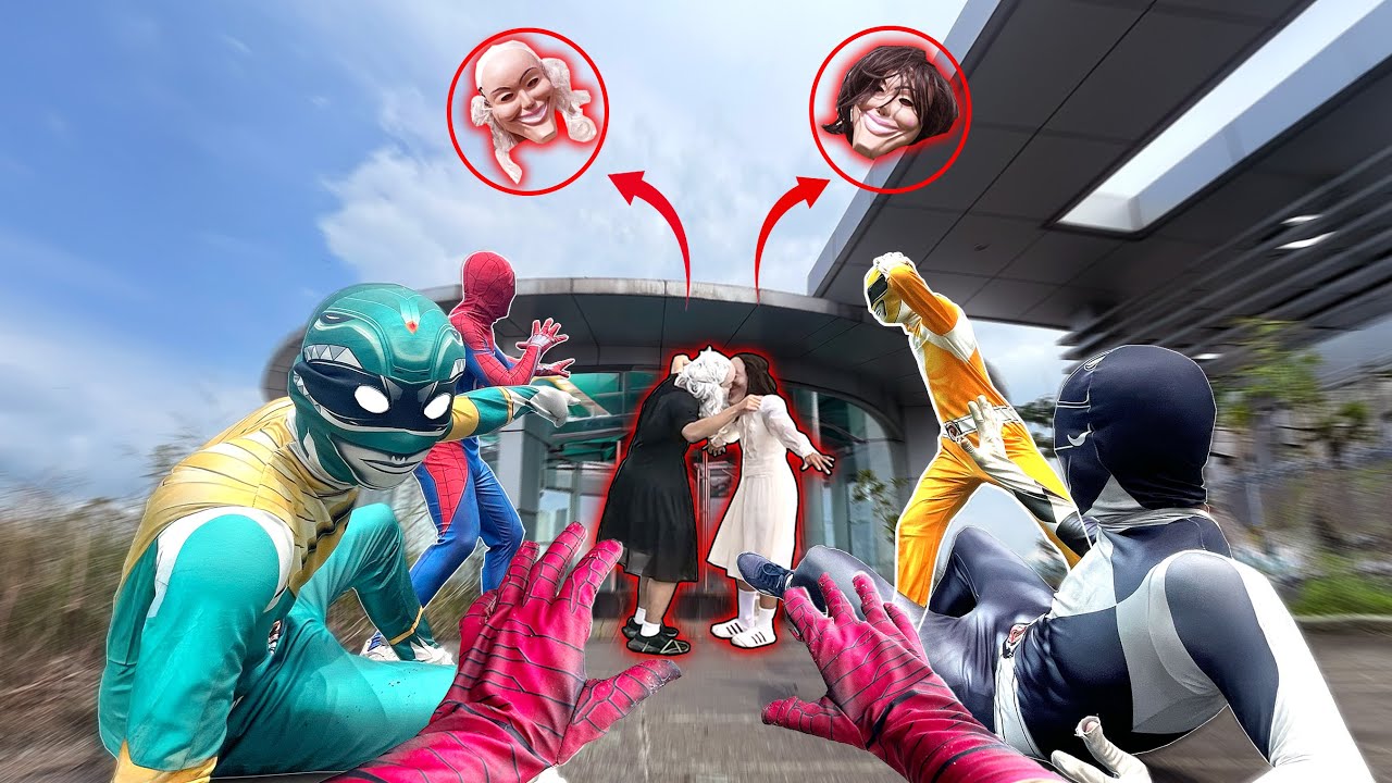 5 Супергероев из Человека-паука и пара танцуют в заброшенной компании (сюрприз, вид от первого лица)