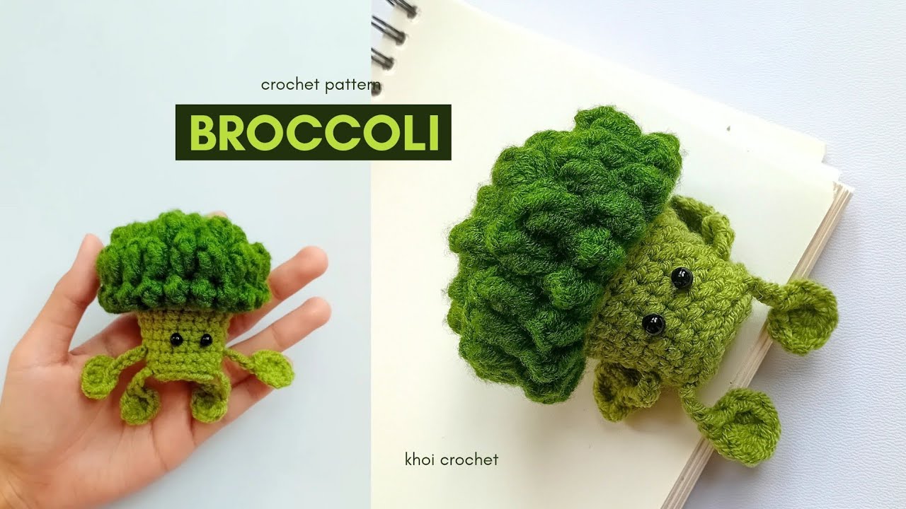 Broccoli Crochet Pattern | Easy Amigurumi
