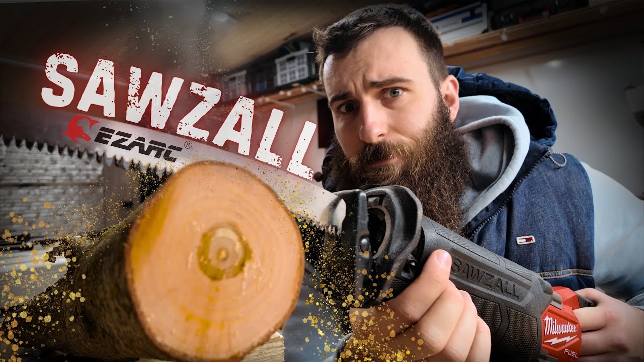 Milwaukee M18 FSZ Sawzall Reciprocating saw Review with EZARC Blades