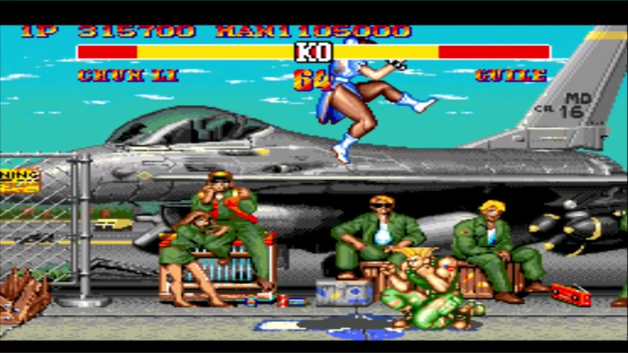Street Fighter 2 The World Warrior + Chun-Li - (MEGA DRIVE) - Level 8 - 1 Credit - Mode Warrior